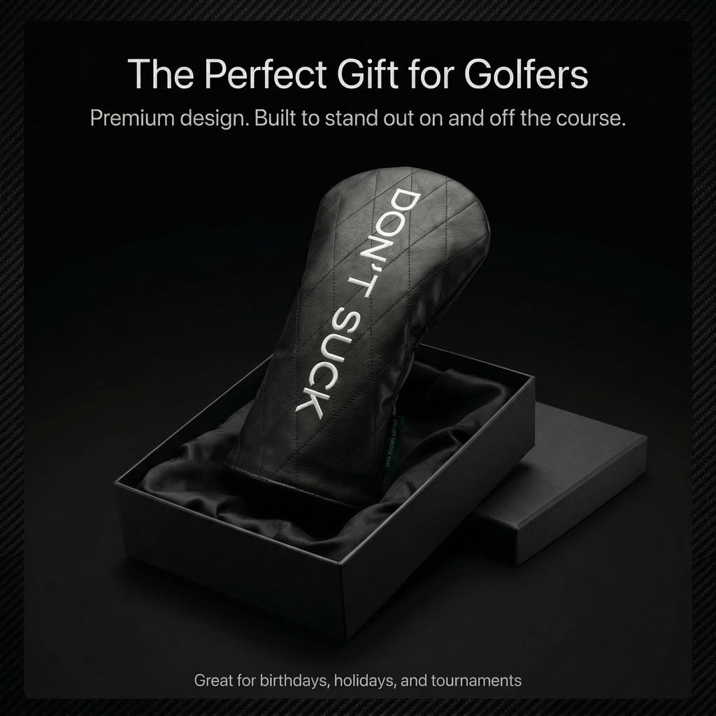 Don’t Suck™ Driver Headcover — Premium Black Diamond Quilted Fit (460cc)